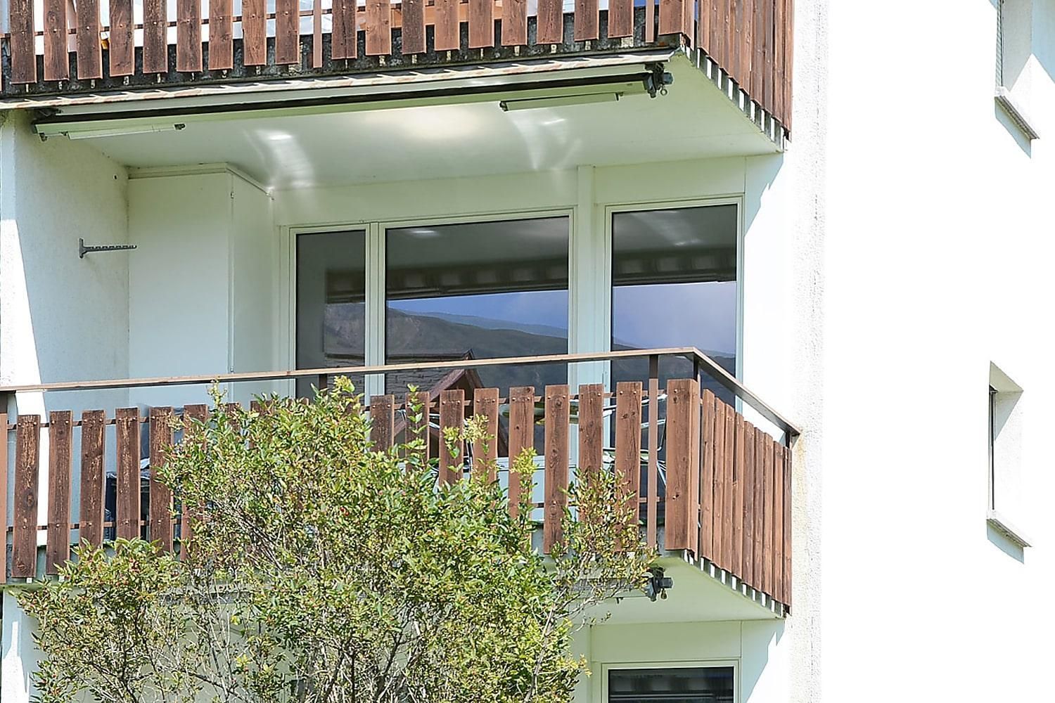 Balkon - Ferienwohnung Studio 25 - Haus Green - Davos Platz